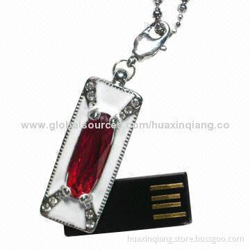 USB Flash Drive, Diamond Leaf Style, USB 2.0/3.0, 5-year Warranty
